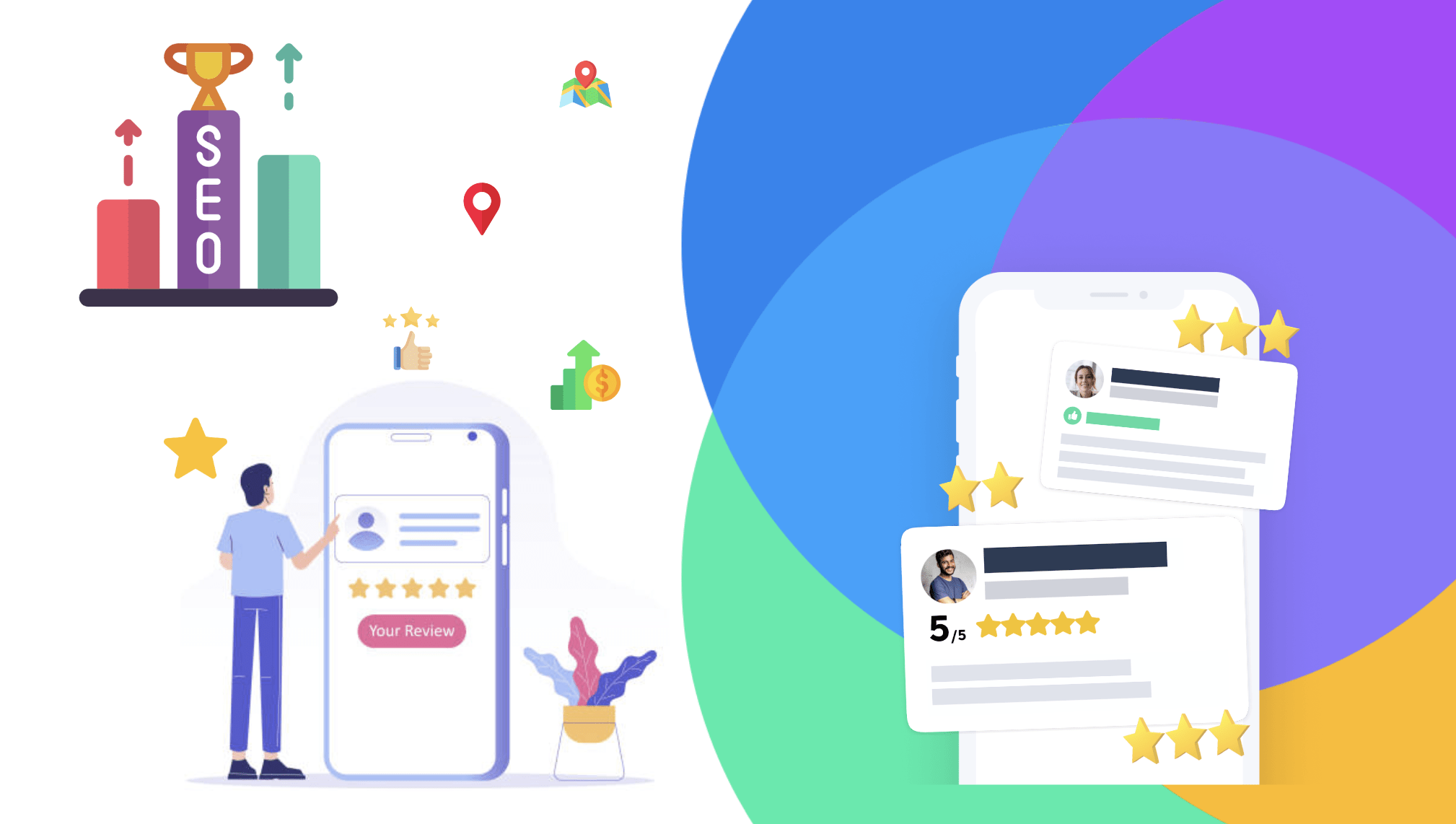 Panou de administrare a recenziilor Profilului de Companie Google